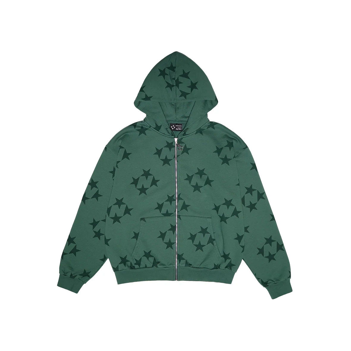 MonogramHoodieGreenFront 99based